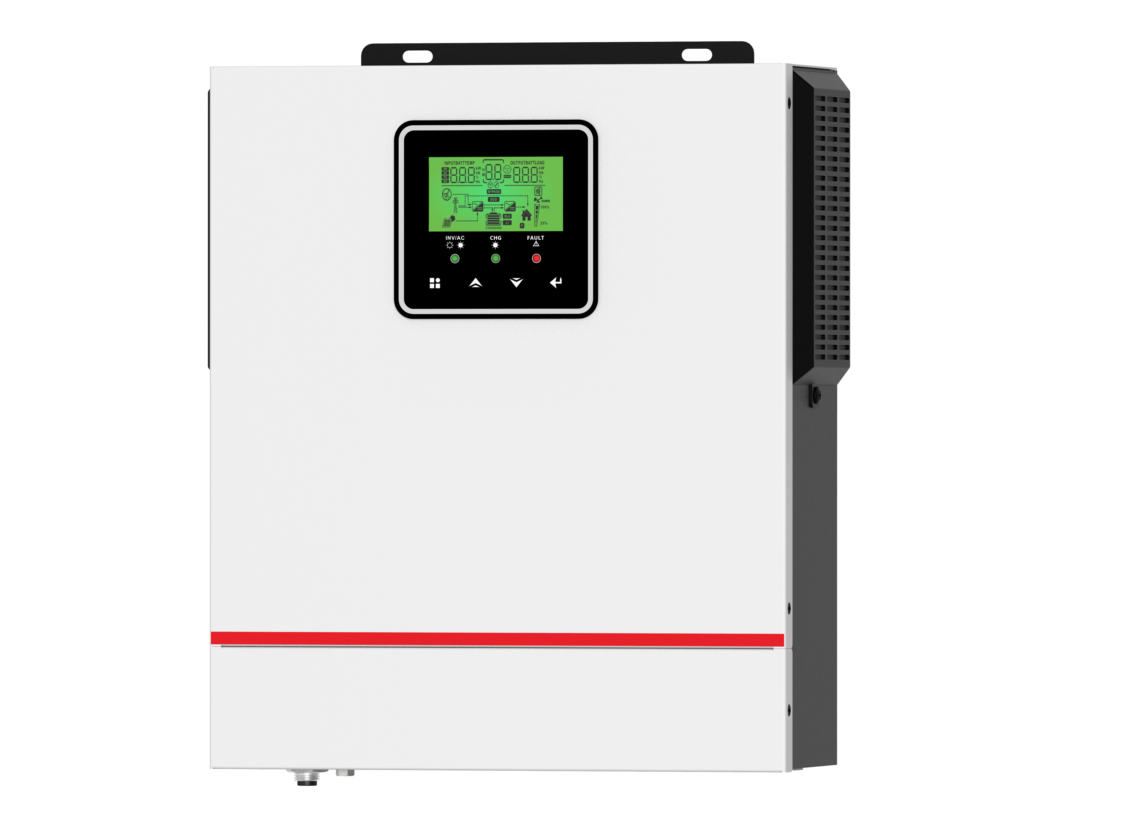 Off Grid Solar Inverter DC To AC Converter 1.5kw 24v Pure Sine Wave Inverter for Solar System with MPPT Solar Charger